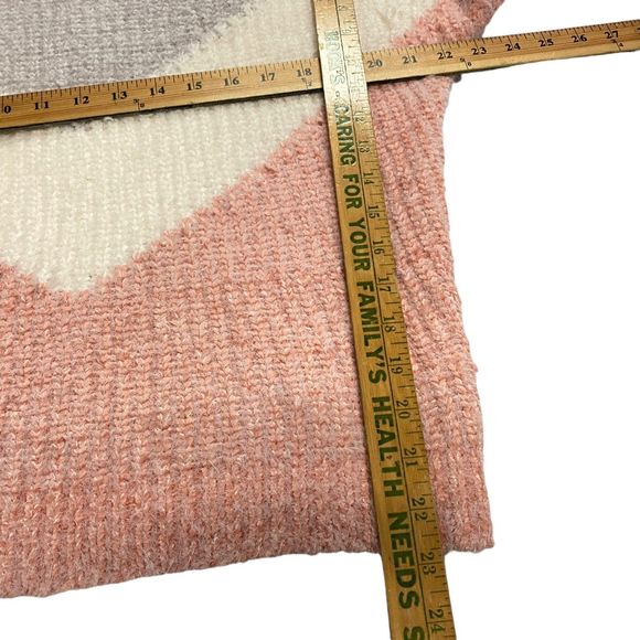 Lulu's Women's Colorblock Talk The Block Eyelash Knit Soft Sweater Size Medium - Picture 15 of 15